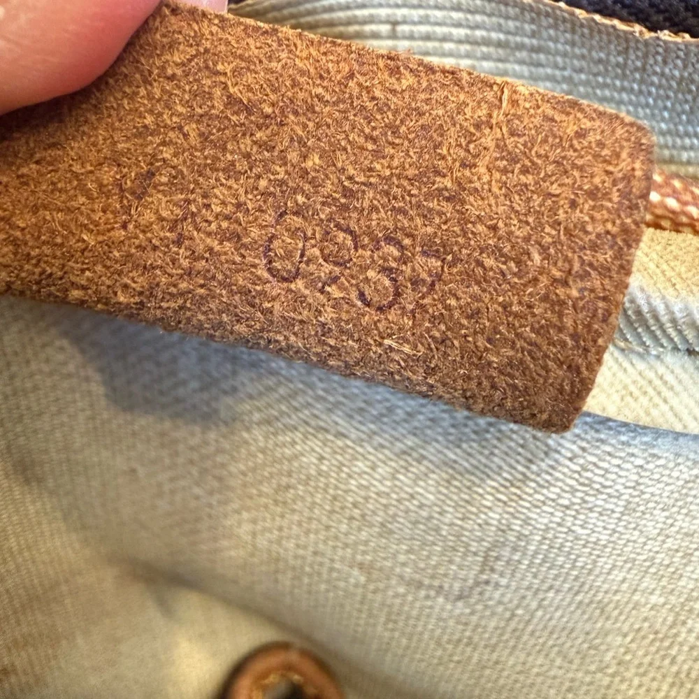 Louis Vuitton 1997 Deauville Bag in Brown Monogram Canvas Vintage Good Condtion
